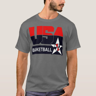 USA Bball Basketball Hat T-Shirt