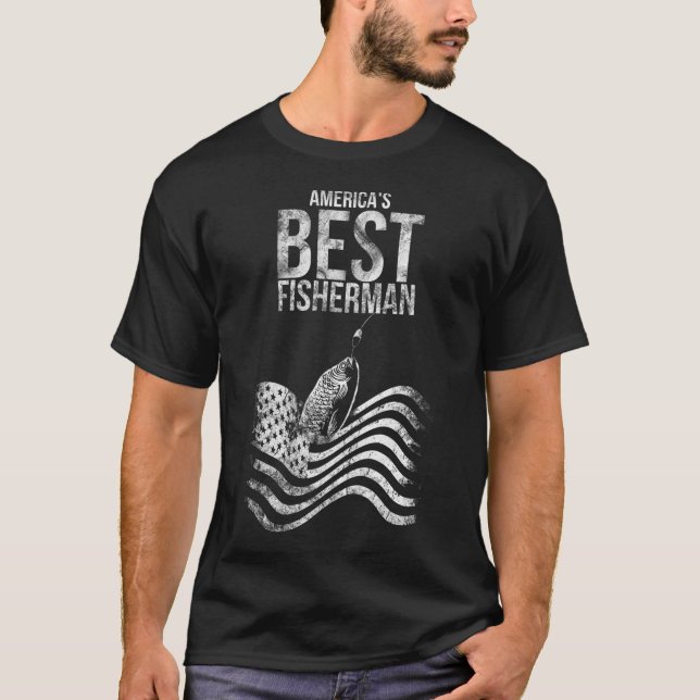 USA bester Fischer T-Shirt (Vorderseite)