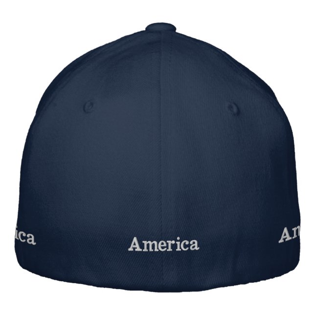 USA BESTICKTE BASEBALLKAPPE (Rückseite)