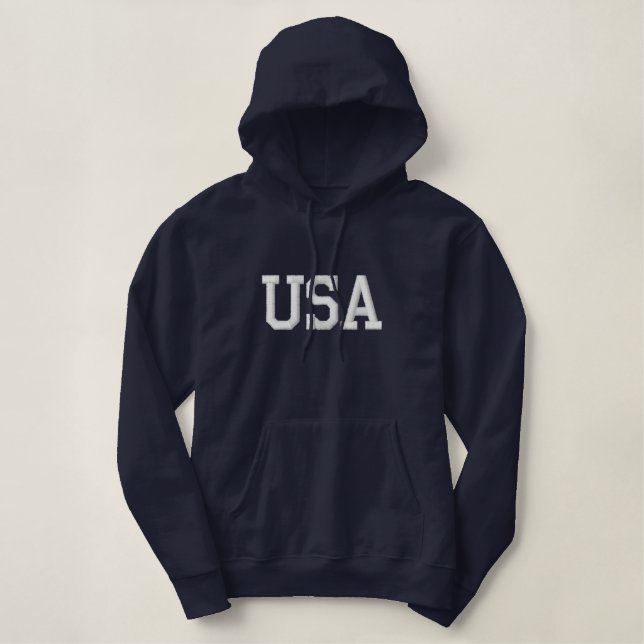 USA - besticktes Shirt (Design vorne)