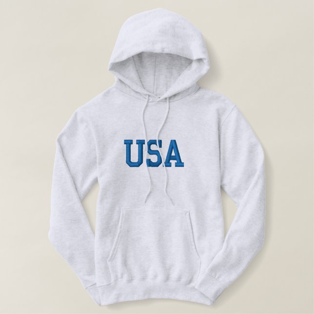 USA - besticktes Shirt (Design vorne)