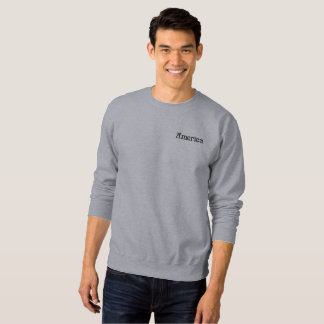 USA BESTICKTES SWEATSHIRT