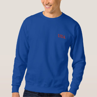 USA BESTICKTES SWEATSHIRT