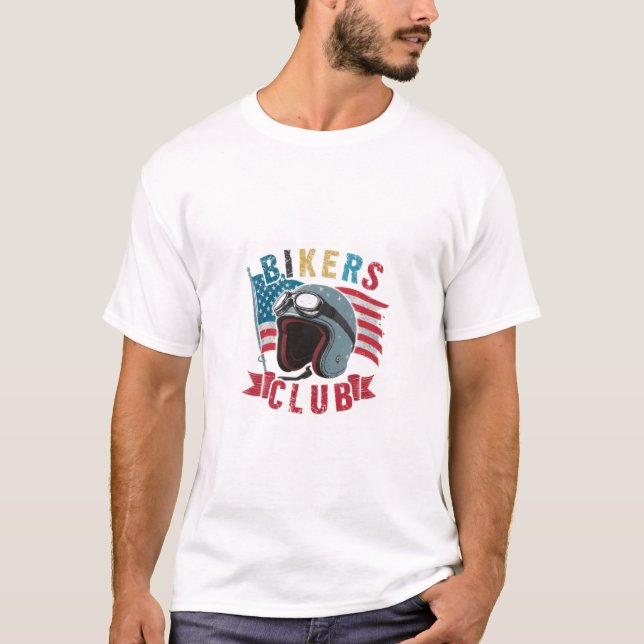 USA Biker Club T-Shirt (Vorderseite)