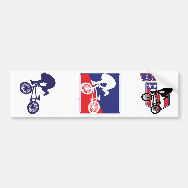 USA BMX AUTOAUFKLEBER (Vorne)