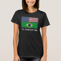 USA Brasilien Brasilianische Flagge Zweibürgerin C