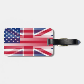 USA BRITISCHE FLAGGE GEPÄCKANHÄNGER