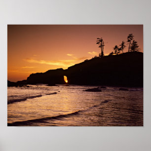 USA, Bundesstaat Washington, Olympic-Nationalpark. Poster
