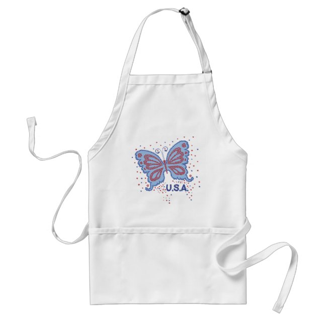 USA Butterfly Koch Schürze (Vorne)