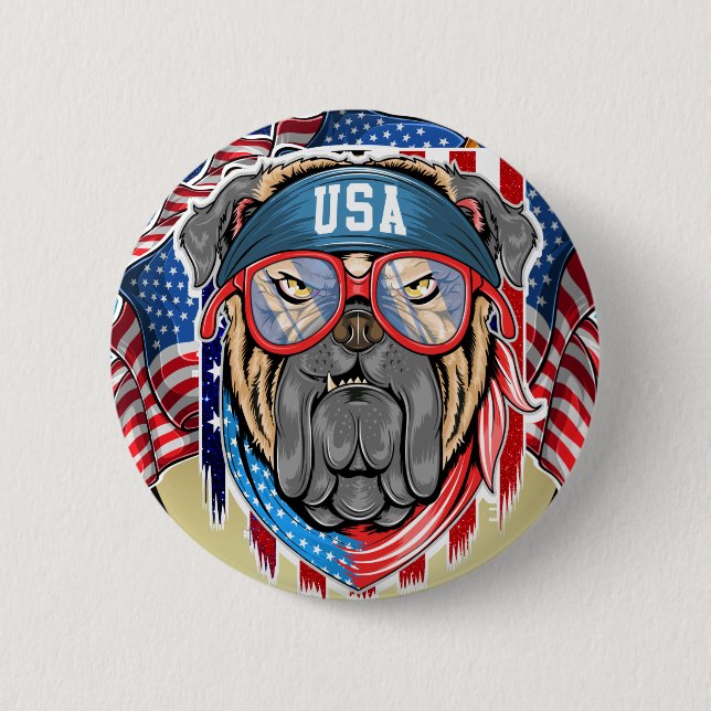 USA BUTTON (Vorderseite)