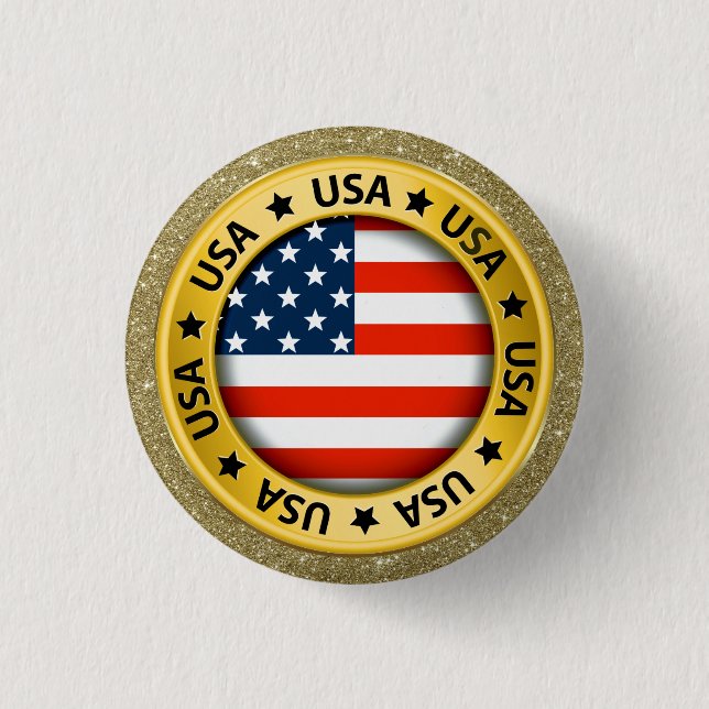 USA Button (Vorderseite)