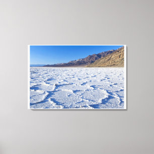 USA, CA, Death Valley NP, Salzformationen bei Leinwanddruck