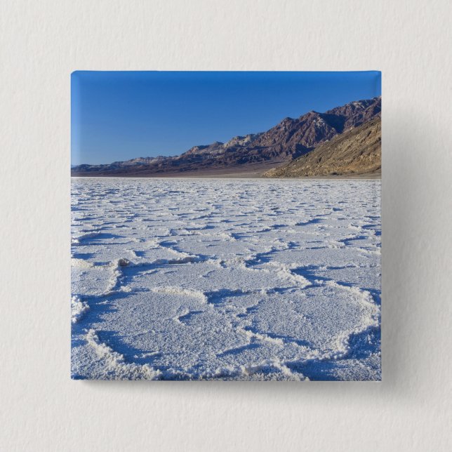 USA, CA, Death Valley NP, Salzformationen Button (Vorderseite)