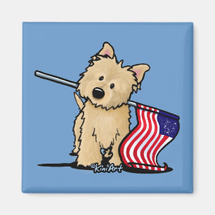 USA Cairn Terrier Magnet