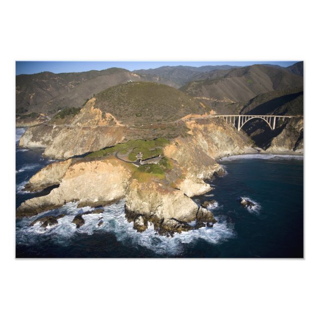 USA. California. Großer Sur. Bixby Bridge Fotodruck (Vorne)