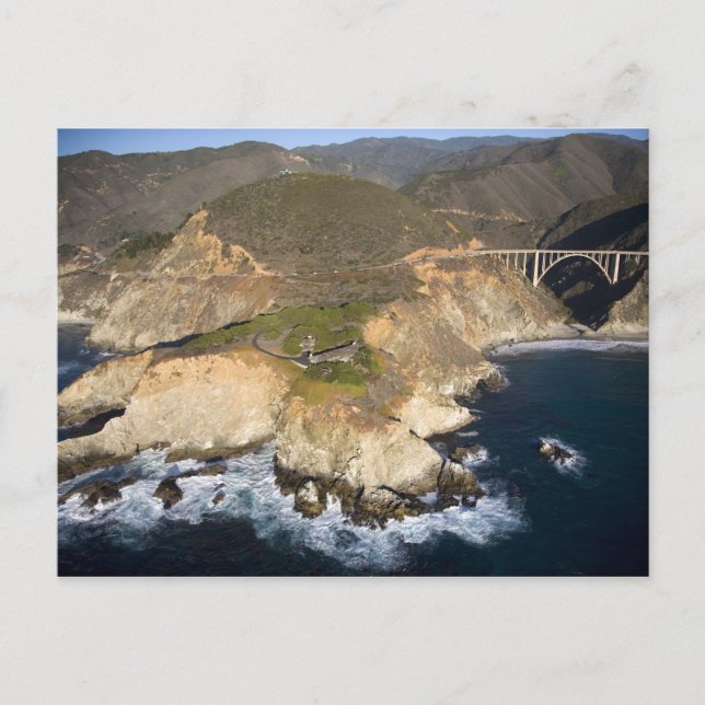 USA. California. Großer Sur. Bixby Bridge Postkarte (Vorderseite)