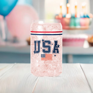 USA Can Glas