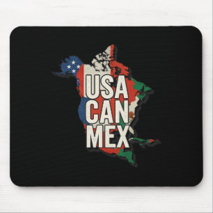 Usa Can Mex Fußball Nordamerika Fußball Fan Gesche Mousepad