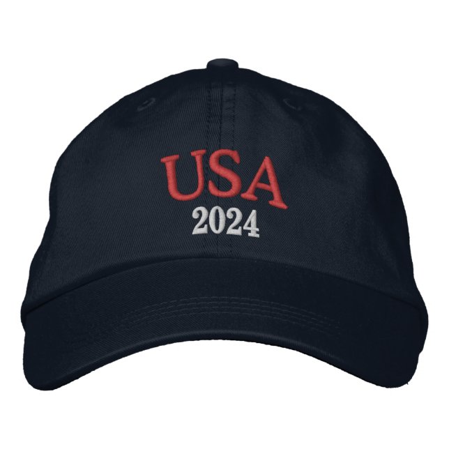 USA Cap Bestickte Baseballkappe (Vorderseite)