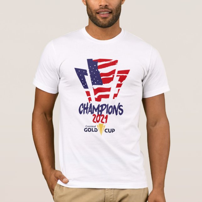 USA Champions 2021 Gold Cup Concacaf Shirt (Vorderseite)