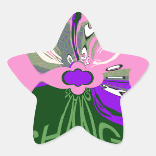 USA Change Art Print Stern-Aufkleber