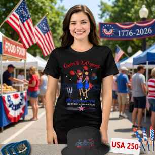 USA Cheerleader US 250. Jubiläum Patriotisch Tri-Blend Shirt