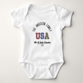 USA Cheetah Print Personalisiert Wiedersehen Name Baby Strampler