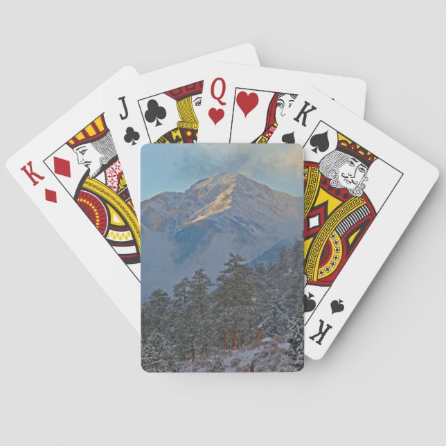 USA, Colorado, Berge in Estes Park Spielkarten (Rückseite)
