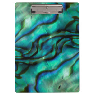 USA, Colorado, Lafayette. Abalone-Schalen-Montage Klemmbrett