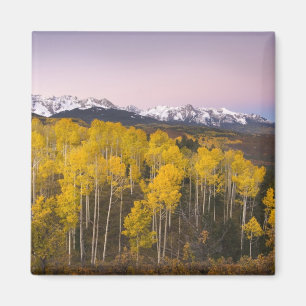 USA, Colorado, Rocky Mountains. Morgendämmerung Magnet