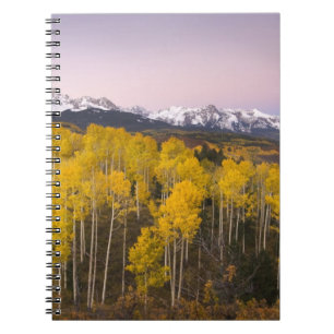 USA, Colorado, Rocky Mountains. Morgenröte Notizblock