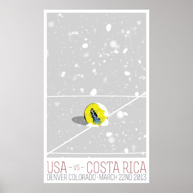 USA / Costa Rica Poster (Vorne)
