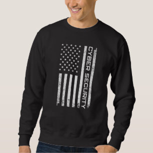 USA Cyber-Sicherheit für Männer Frauen Anti-Malwar Sweatshirt