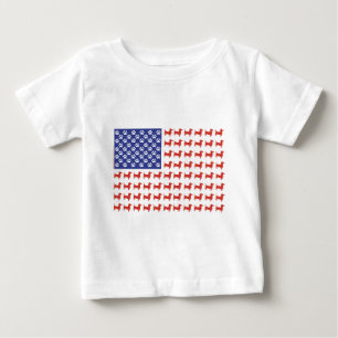 USA-Dackel Baby T-shirt
