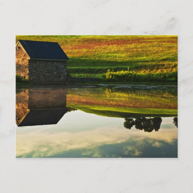 USA, Delaware, Wilmington. Steinhalle am Rand Postkarte (Vorderseite)