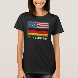 USA Deutschland Deutsche Flagge Doppelbürger Citi T-Shirt