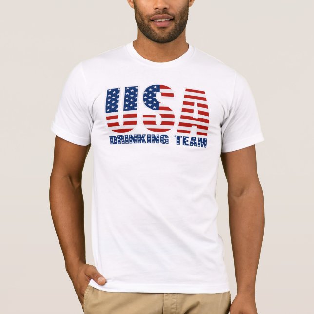 USA, die Team-T - Shirt trinken (Vorderseite)