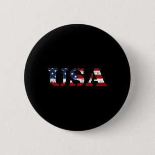 Usa Distressed Us-Flagge Patriotisch 4. Juli Am Button