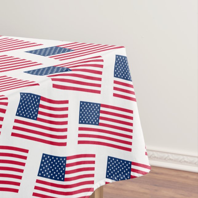 USA Drapeau nappe Patriotique (In Situ)