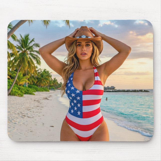 USA Dream Girl 1 Mousepad (Vorne)