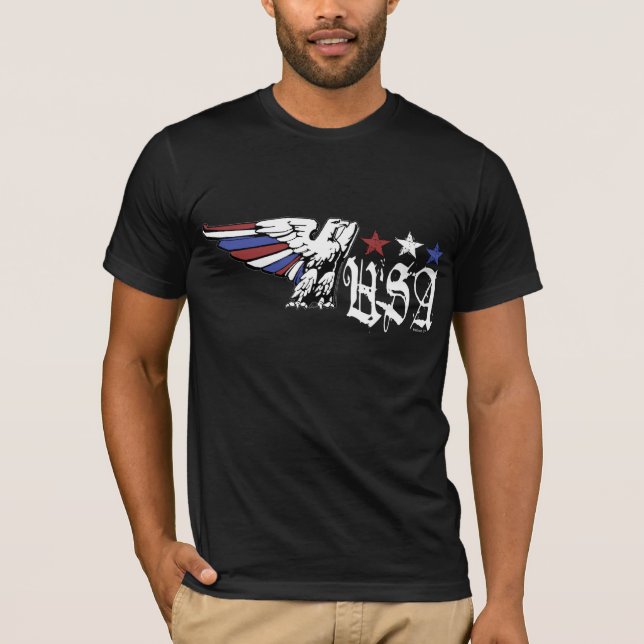 USA Eagle (dunkel) T-Shirt (Vorderseite)