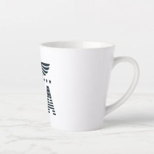 USA Eagle Patriotic Design - US Flagge Style Milchtasse