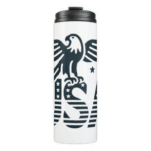 USA Eagle Patriotic Design - US Flagge Style Thermosbecher
