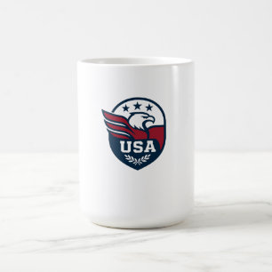 USA Eagle Wappen Kaffeetasse