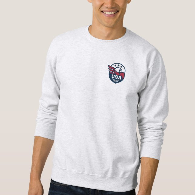 USA Eagle Wappen Sweatshirt (Vorderseite)