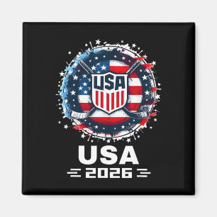 USA Eishockey 2026 Hockey 2026 USA 2026 Magnet