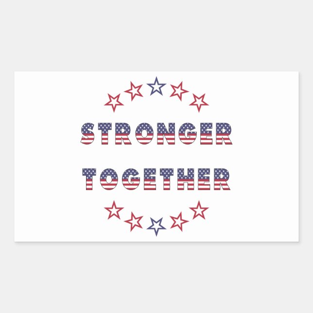 USA Elections Party Collection Rechteckiger Aufkleber (Vorderseite)