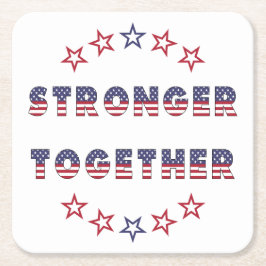 USA Elections Party Collection Rechteckiger Pappuntersetzer