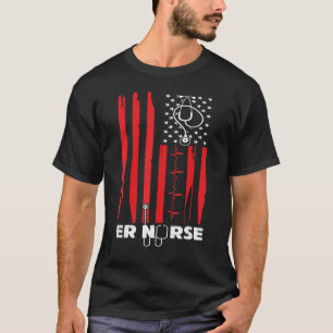 USA Er versorgt Pflegekräfte im Gesundheitswesen C T-Shirt