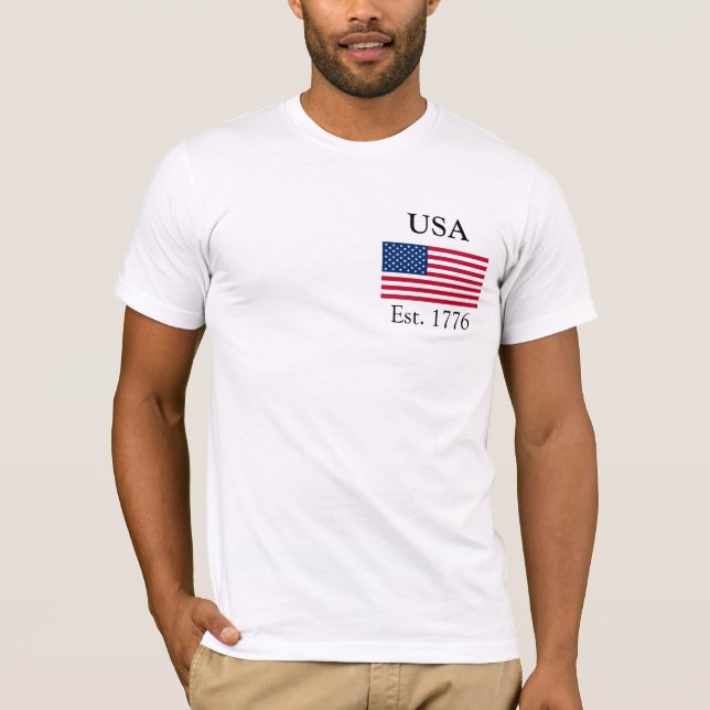 USA Est. 1776 T-Shirt (Vorderseite)